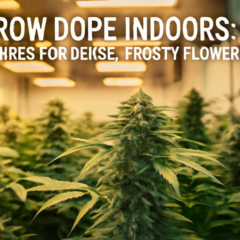 Grow Dope Indoors: 9 Fixes for Dense, Frosty Flowers