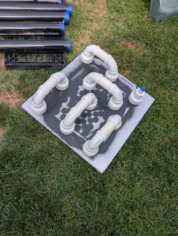 outdoor hydro ladder — vegetative, day 119