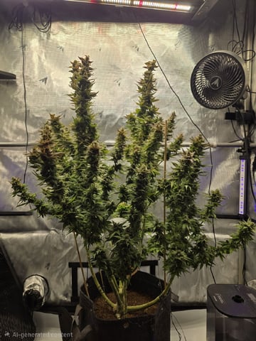 First Indoor Grow — flower, day 128