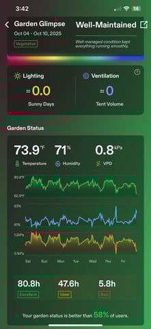 1st Ever Grow (Fat Bastard)(RDWC)  — vegetative, day 46