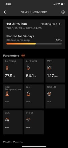 Auto Run #1 2025-2026 — flower, day 58