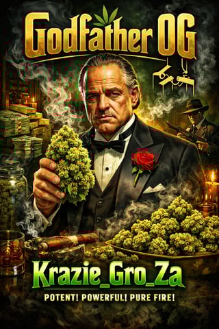 Clones GodFather OG Clones — flower, day 71